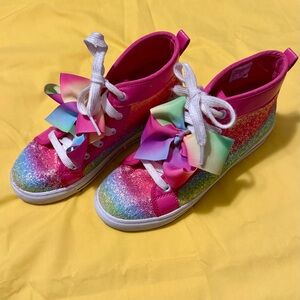 Jojo Siwa Kids High-Top Sneakers Size 4